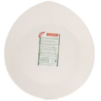 Блюдо овальное "MOULINvilla", цвет: белый, 22,6 х 20,5 х 1,9 см
