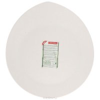 Блюдо овальное "MOULINvilla", цвет: белый, 28,3 х 25,7 х 1,9 см