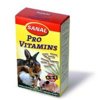 SANAL Дропсы для грызунов Pro Vitamine (подкормка из люцерны+Вит. А, В, D3, E и минералы) 45 г