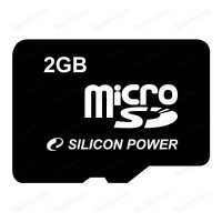  Silicon Power (SP002GBSDT000V10) microSD Memory Card 2Gb