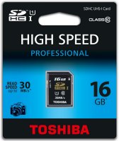   Toshiba SDHC 16GB  lass10 UHS-I (SD-T016UHS1)