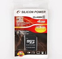 - Silicon Power  Micro SDHC Class 6 4 GB
