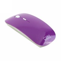 CBR CM 700, беспроводная мышка, USB-ресивер 2.4 ГГц, оптическая, 1000/1600 dpi, 5 кнопок, Фиолетовая