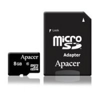 (AP8GMCSH10-R)   Apacer,  microSDHC, 8 , class 10, (  )