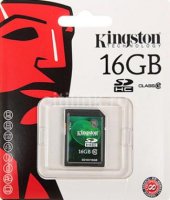   SecureDigital 16Gb Kingston Class10, UHS Class 1 (SD10VG2 / 16GB)
