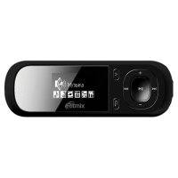 Ritmix (RF-3450-8Gb) Black (MP3 Player, FM, 8Gb, 1", диктофон, microSDHC, USB2.0, Li-Pol)