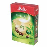 Фильтры бумажные Melitta для заваривания кофе 1 х 4/80 натура (0100998)