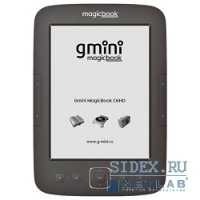   Gmini MagicBook  6HD  6", E-Ink Pearl HD + touch, 1024x768, 4Gb, microSD, 
