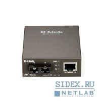 Сетевое оборудование D-Link DMC-F02SC/A1A Медиаконвертер из 100BASE-TX по витой паре в 100BASE-FX по