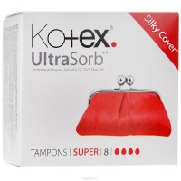 Kotex Тампоны "UltraSorb. Super", 8 шт