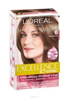 L"Oreal Paris Крем-краска для волос "Excellence", 6 Темно-русый