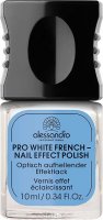 Alessandro Отбеливающий лак для ногтей "Pro White French - Nail Effect Polish", французский маникюр,