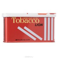 Зубной порошок Lion "Tobacco", для курящих, с отбеливающим эффектом, 160 г