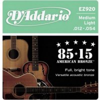 Струны для акустической гитары D"Addario EZ920 Medium Light (12-54)