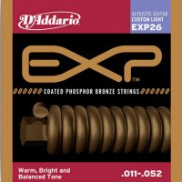 Струны для акустической гитары D"Addario EXP26 (11-52)