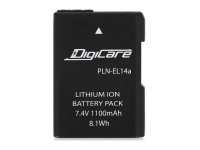 DigiCare PLN-EL14a / EN-EL14/ EL14a  Nikon D3200/ D3300/ D5100/ CoolPix P7000/ P7100/