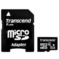   MicroSDHC 8GB Class10 UHS-I U1 Transcend 300x,  , (TS8GUSDCU1)