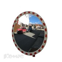 Зеркало дорожное со светоотр.окантовкой d=900 мм