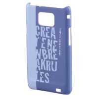 Футляр aha: Groom для Samsung Galaxy S II, пластик, голубой, Hama-109387