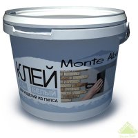 Клей Monte Alba для изделий из гипса, 4 кг