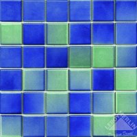 Мозаика керамическая Colorline 8 зеленый-синий 30*30 см (1 шт.)
