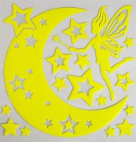 Наклейка светящаяся Звездная фея, RDA8303