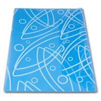 Конверт на кнопке Бюрократ c рисунком "Galaxy" А 4 пластик 0.18 мм синий (GA801BLUE/1)