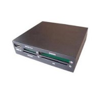 Gembird (FDI2-ALLIN1-B-Black)3.5" 10-in-1 Internal USB2.0 CF/MD/SM/MMC/RSMMC/SD/xD/MS(/Pro/Duo) Card