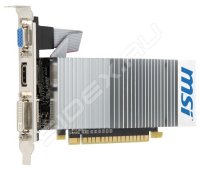  MSI GeForce 210 589Mhz PCI-E 2.0 1024Mb 1000Mhz 64 bit 1920x1080 DVI HDMI HDCP TurboCache
