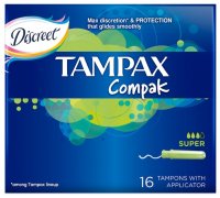    TAMPAX Compak Super, 16 