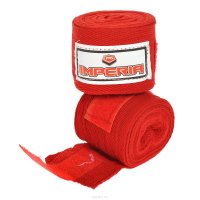 Бинты хлопковые M-1 Imperia Pro, цвет: красный, длина 3,5 м, 2 шт. MSS13E106-01