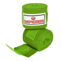 Бинты хлопковые M-1 Imperia Pro, цвет: зеленый, длина 3,5 м, 2 шт