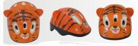 Шлем защитный Action "Тигренок", цвет: оранжевый. Размер XS (48/51)