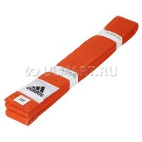 Пояс для единоборств Adidas Club оранжевый (300 см), adiB220