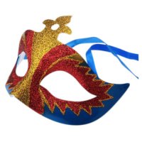Карнавальная маска из пластикаарт.31115