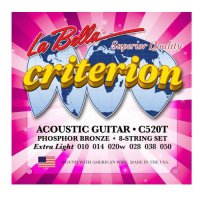 Струны для акустической гитары La Bella C520T