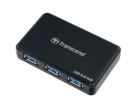  USB Transcend TS-HUB3K USB 3.0 4-ports Black