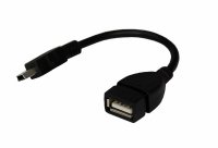  Rexant OTG miniUSB-USB 0.15m Black 18-1181