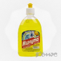 Жидкость для мытья посуды Минута, лимонная отдушка (0,5 л)