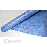 Скатерть бумажная Vitto Prestige 1,2*7 м синяя рулон с полимер.покр