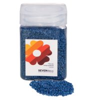 Песок Sevendeco кварцевый 1 - 2 мм 350 грамм синий