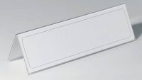 Информационная табличка DURABLE настольная, прямоугольная, 297x105 мм, прозрачный