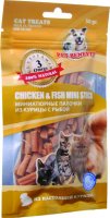 50 гр Палочки из курицы с рыбой (миниатюрные) - 50 гр