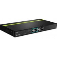  TRENDnet (TPE-T88g) 16-Port PoE+ Switch (8UTP 10/100 Mbps PoE + 8UTP 10/100 Mbps)