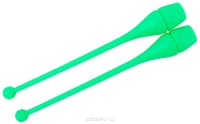 Булавы гимнастические Viking, 41 см, цвет: зеленый, 2 шт