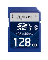 Карта памяти 128Gb - Apacer eXtended-Capacity UHS-I Class 10 - Secure Digital AP128GSDXC10U2-R