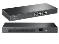  TP-LINK TL-SG1016D 16-port Gigabit Desktop/Rackmount Switch, 10/100/1000M RJ45ports, meta