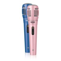Микрофон проводной BBK CM215 (синий, розовый) (2 шт)