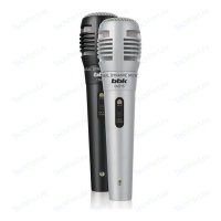 Микрофон проводной BBK CM215 черный/серебристый 2.5 м комплект 2 шт