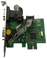 PCI-E COM/ LPT (2+1) port MS9901 bulk (ASIA PCIE 2S1P)